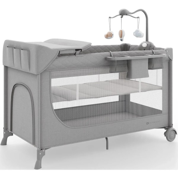 Фото - Манеж классический Kinderkraft Leody Up Grey (KCLEODUPGRY00AC)